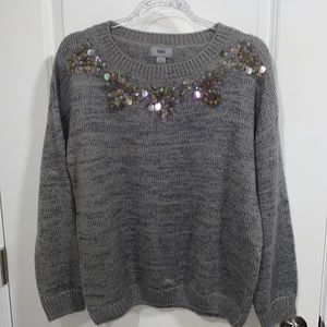 Gray Sparkle Sweater